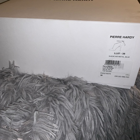 Pierre Hardy Metal blue high sandals - Picture 8 of 8